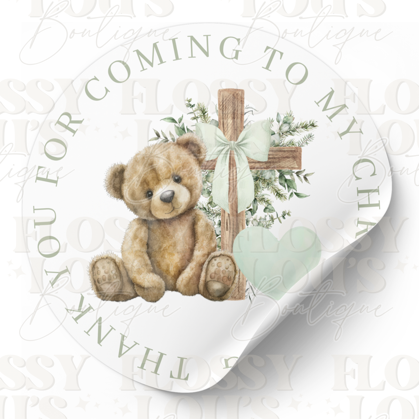 Christening Stickers
